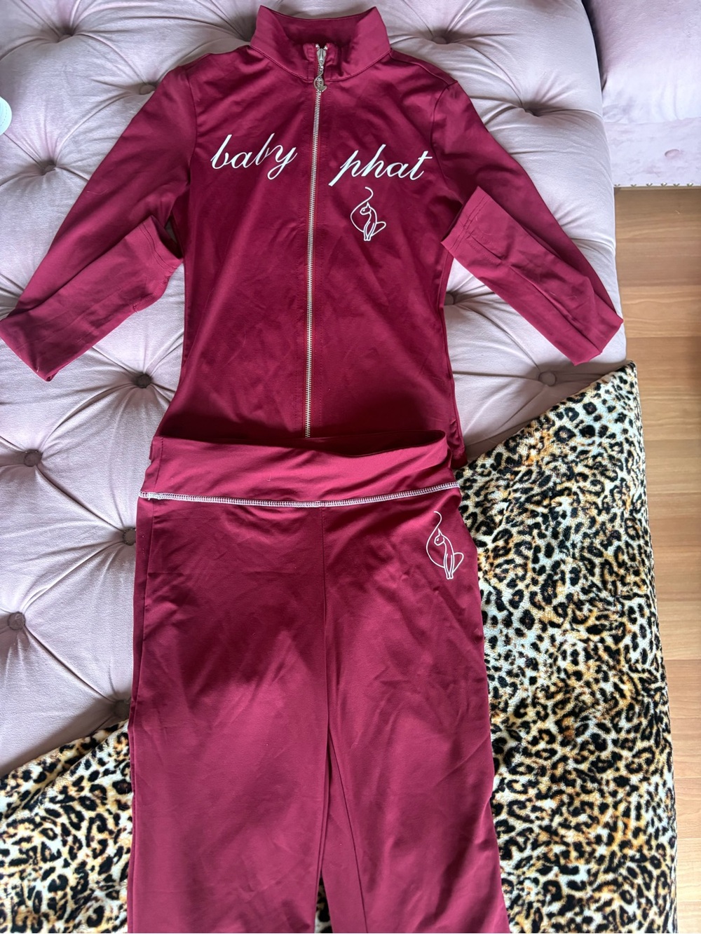 Baby Phat Burgundy Set